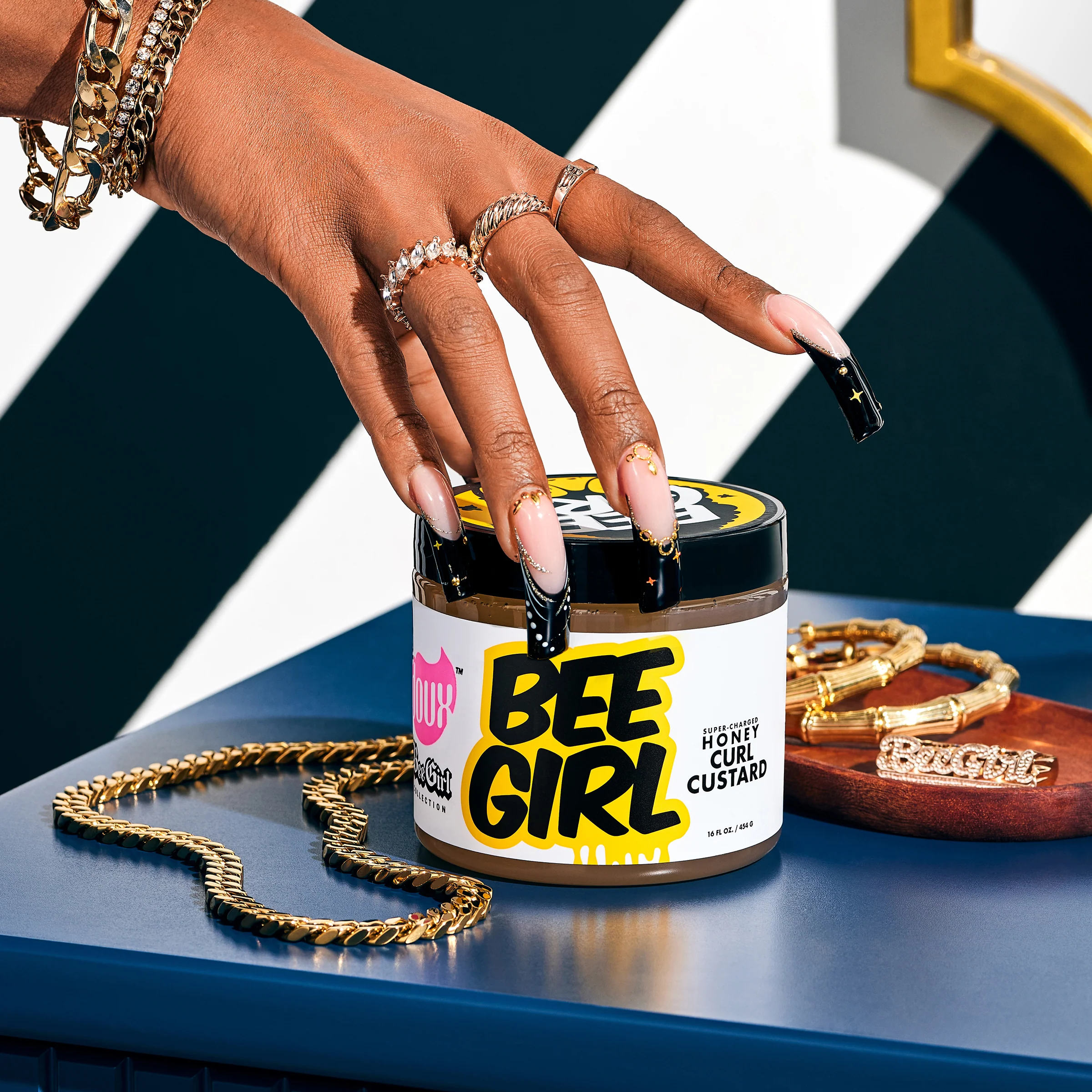 BEE GIRL Honey Curl Custard 16oz - Image 4