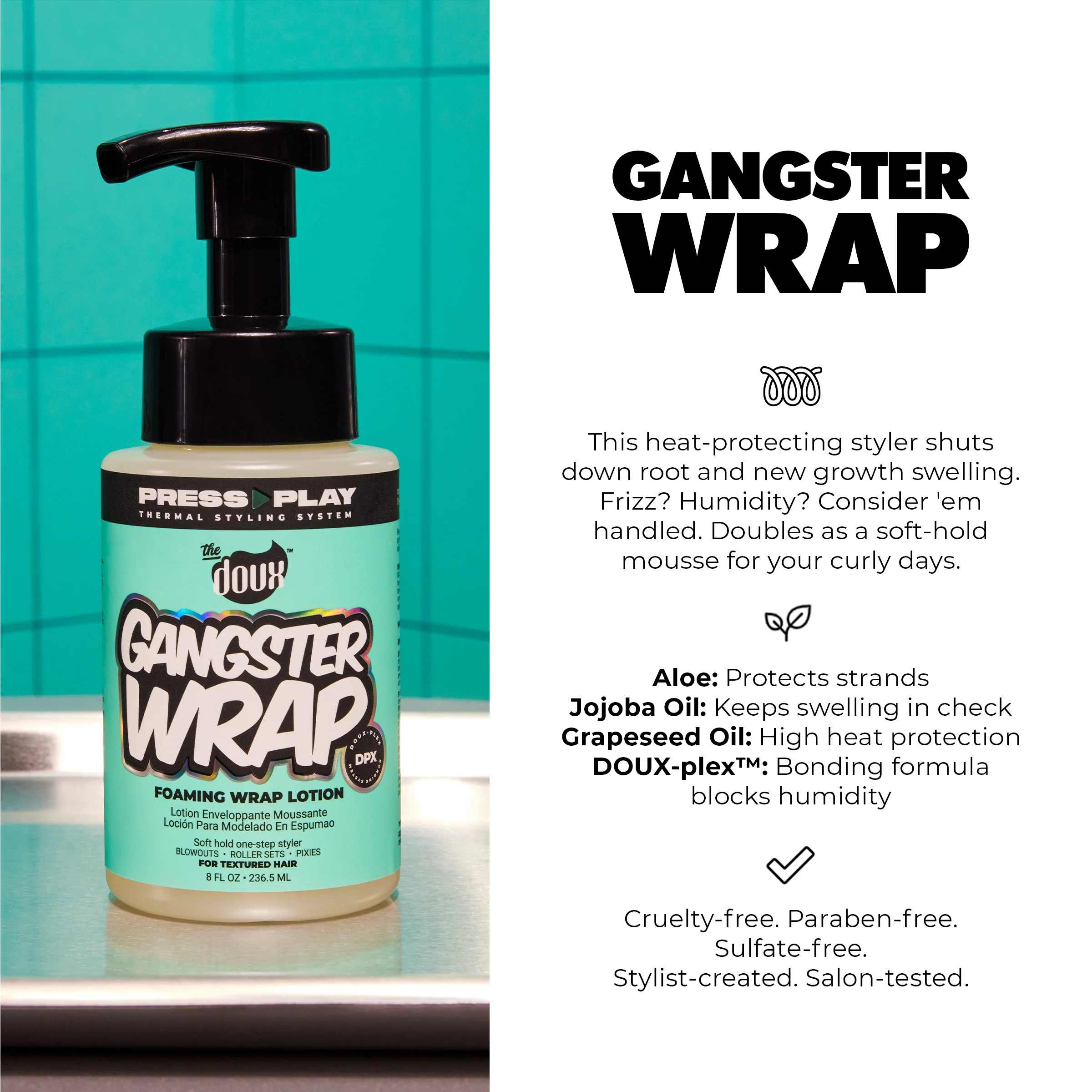 GANGSTER WRAP Foaming Wrap Lotion - Image 4