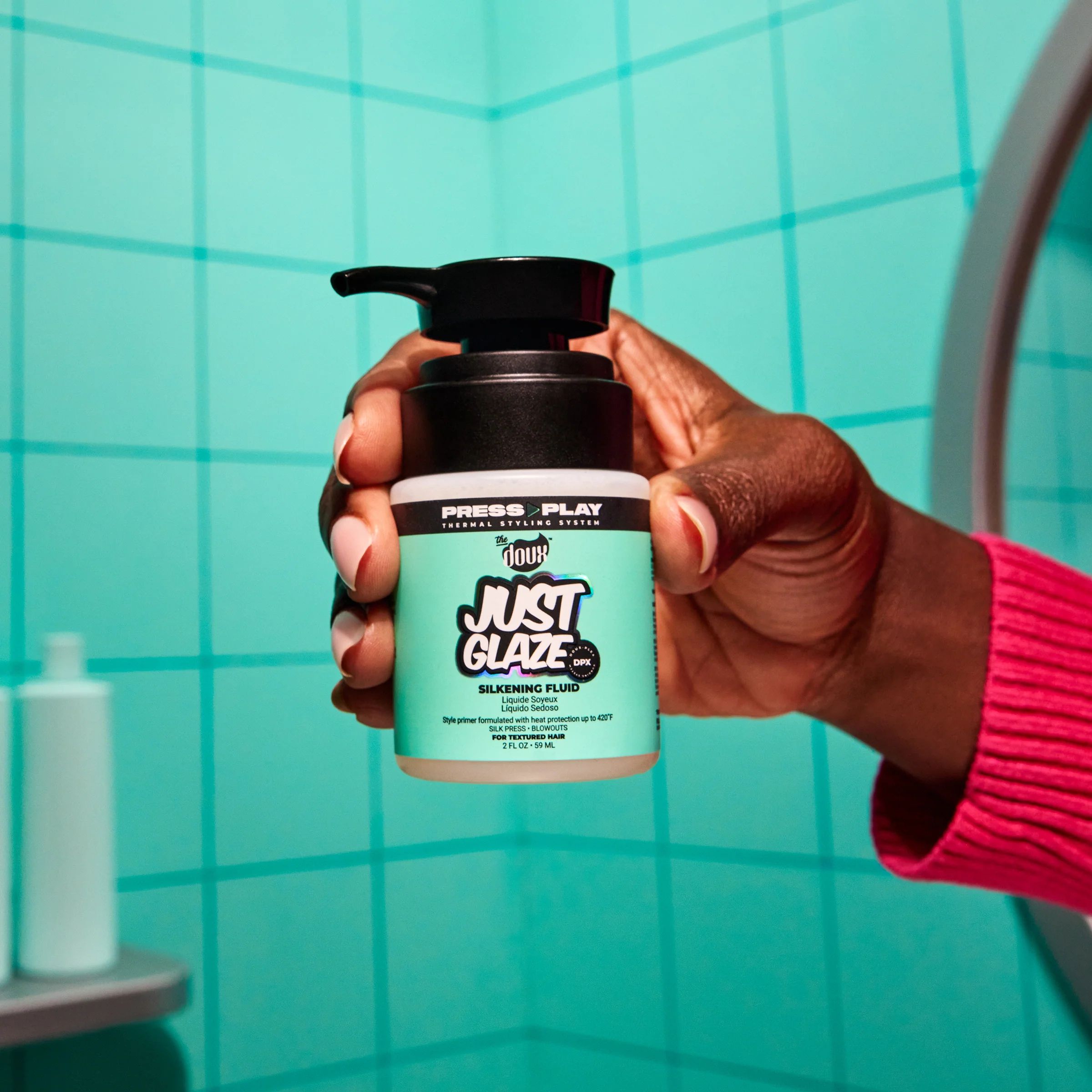 JUST GLAZE Silkening Fluid 2oz - Image 5