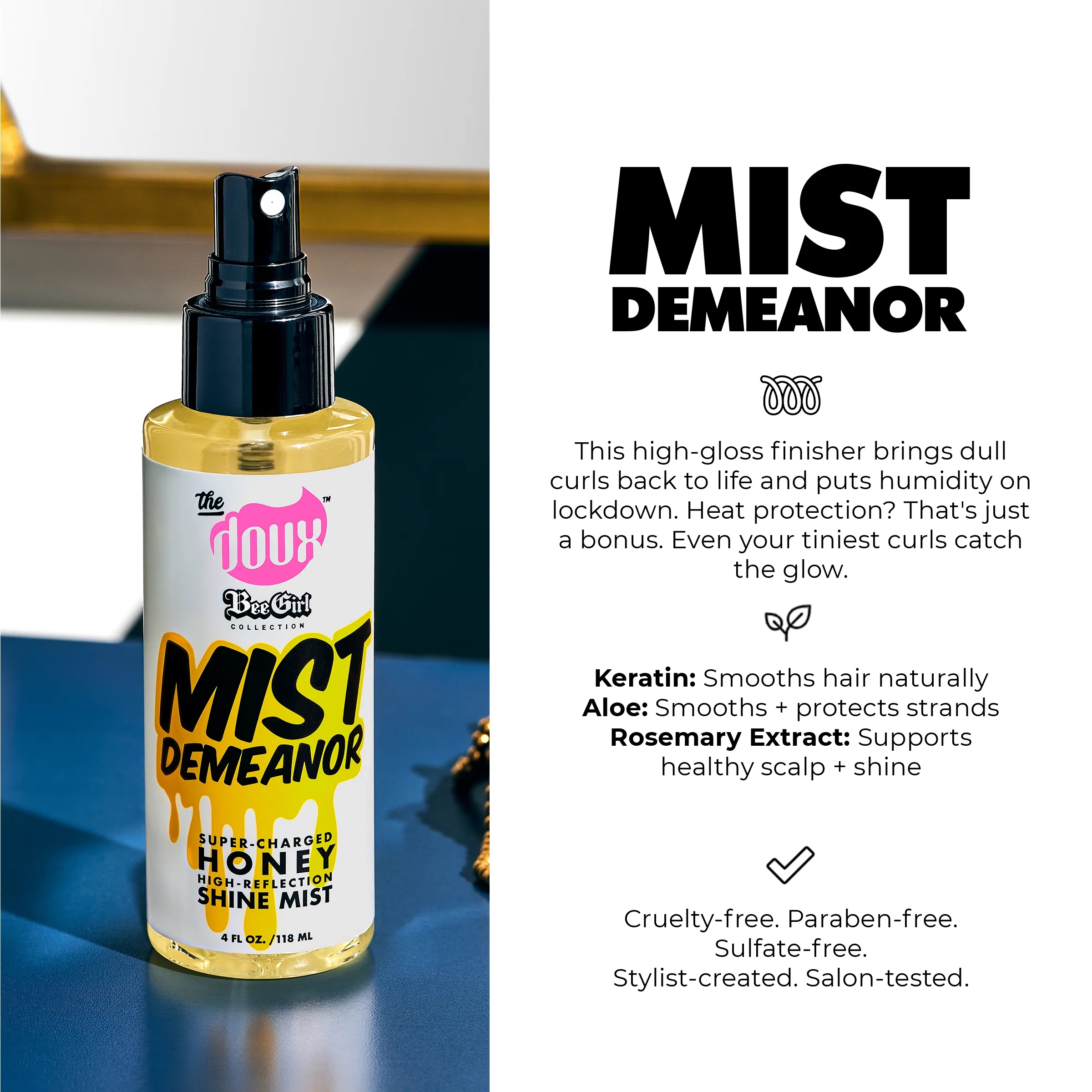 MIST DEMEANOR™ Honey Shine Mist - Image 4