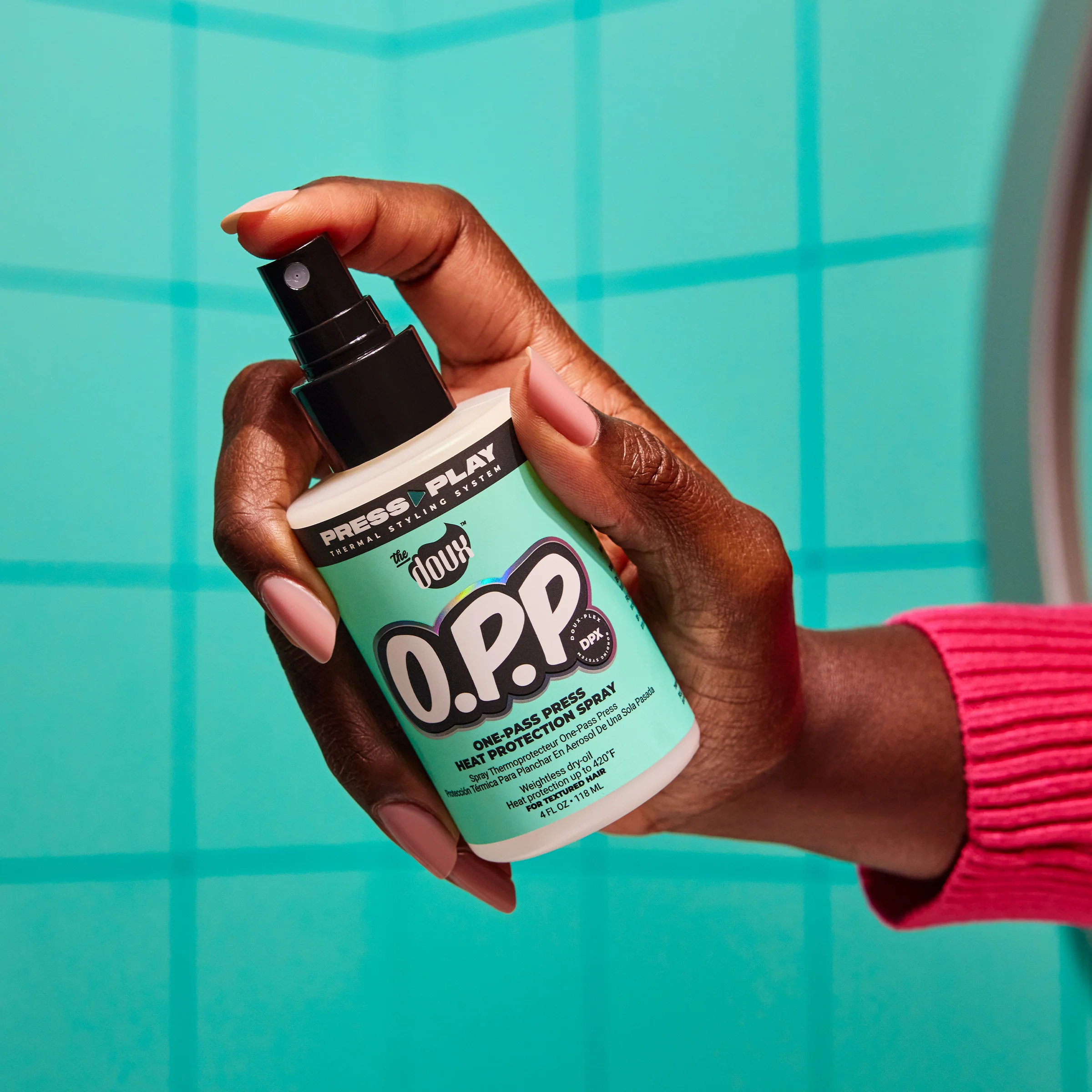 O.P.P. One-Pass Press Heat Protection Spray - Image 5