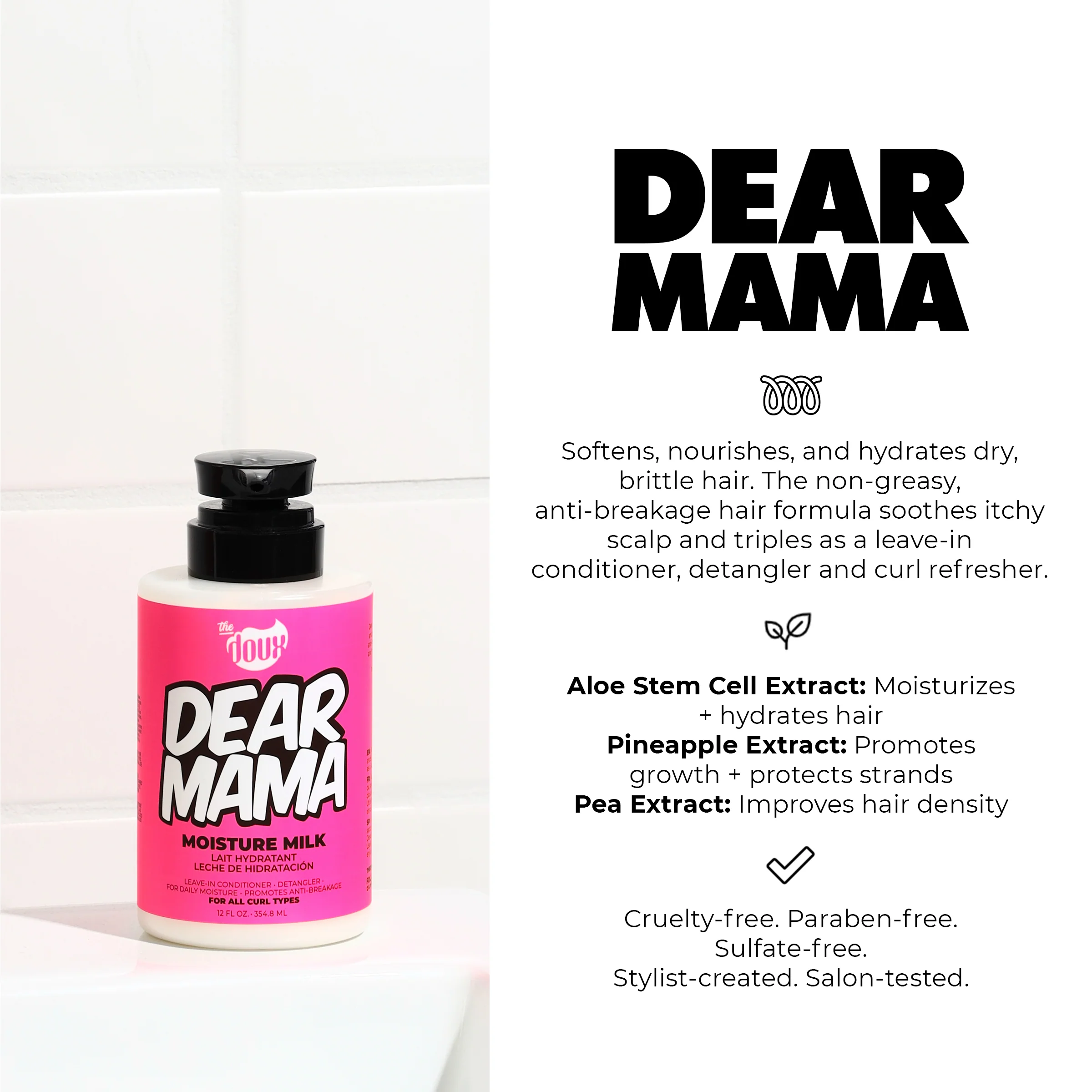 DEAR MAMA Moisture Milk 12oz - Image 4